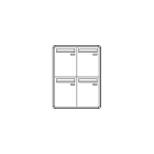 COMELIT GROUP SPA - COE3274/VPI CASELLARIO POSTCOM, 4 CAS.POST. VERT, PR