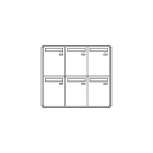 COMELIT GROUP SPA - COE3276/VAE CASELLARIO POSTCOM, 6 CAS.POST. VERT, PR