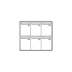 COMELIT GROUP SPA - COE3276/VAP CASELLARIO POSTCOM, 6 CAS.POST. VERT, PR