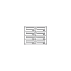 COMELIT GROUP SPA - COE3278/IPI CASELLARIO POSTCOM, 8 CAS.POST. INCLI, P