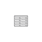 COMELIT GROUP SPA - COE3278/OAI CASELLARIO POSTCOM, 8 CAS.POST. ORIZ, PR