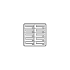 COMELIT GROUP SPA - COE3280/OAP CASELLARIO POSTCOM, 10 CAS.POST. ORIZ, P