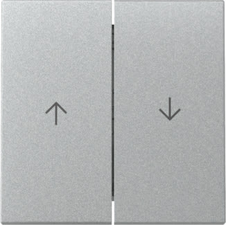 GIRA - GIR329426 inter.bil. 2-m freccia System 55 c.allum