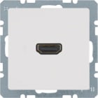 BERKER - BRK3315426089 PRESA HI-DEF.Q1/Q3 BIA.POL.VELLUTO