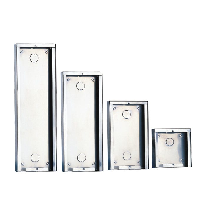 COMELIT GROUP SPA - COE3316/3 CUSTODIA DA PARETE IN ACCIAIO INOX 3 MOD