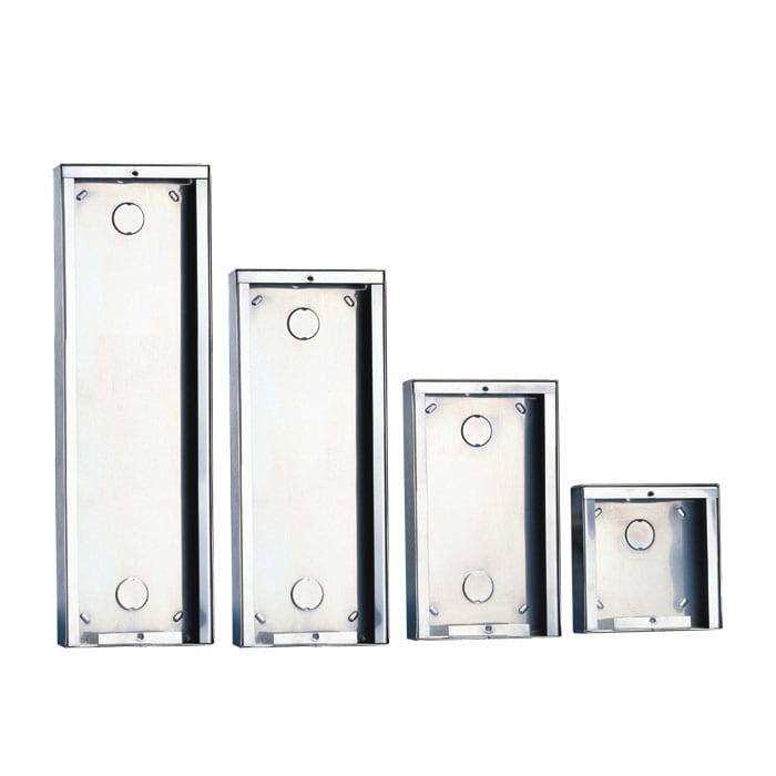 COMELIT GROUP SPA - COE3316/4L CUSTODIA DA PARETE IN ACCIAIO INOX 4 MOD
