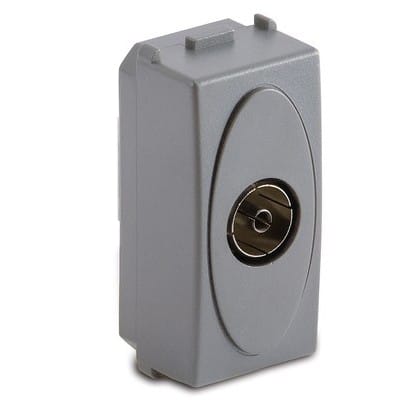 MASTER SRL - MST33254 STEEL PRESA TV 9,5MM FINALE