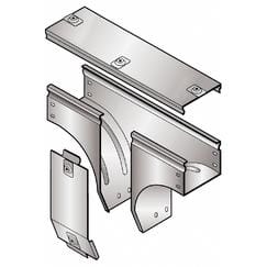 LEGRAND - LEGAX150L P31-DERIV. VERT. T DISC VP 150X75 INOX 3