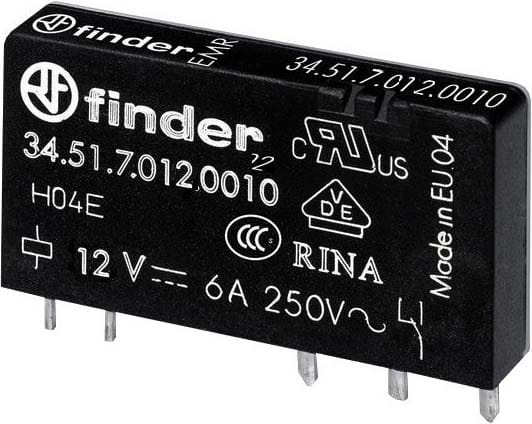 FINDER SPA - FIN345170050310 MINI RELE PER C.S. EMR 1CONTATTO 6A