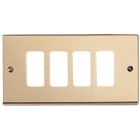 MASTER SRL - MST351-4 PLACCA BRONZO 4 FORI