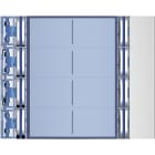 BTICINO - BTI352181 FRONTALE 8 PULSANTI DOPPIA FILA ALLMETAL