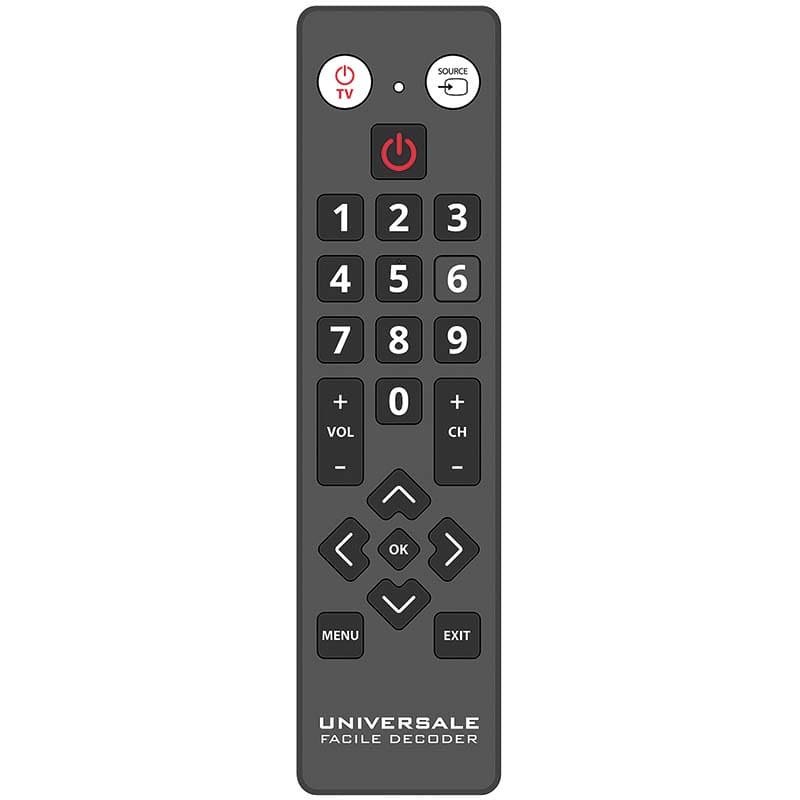 ELCART DISTRIBUTION - ERT112240500 TELECOMANDO UNIV.X DECODER DVB-T2