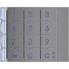 BTICINO - BTI353003 Frontblende Zehnertastatur Allstreet