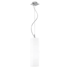 ROSSINI - RSS3598-40 SOSPENSIONE CROMO/VETRO BIANCO SATINATO