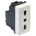 MASTER SRL - MST36159 MODO PRESA 2P+T 16A BIVALENTE BIANCO