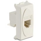 MASTER SRL - MST36215 MODO PRESA RJ11 1 PLUG 6-4 BIANCO