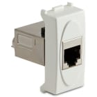MASTER SRL - MST36221 MODO PRESA RJ45 CAT.6 SCHERMATA BIANCA