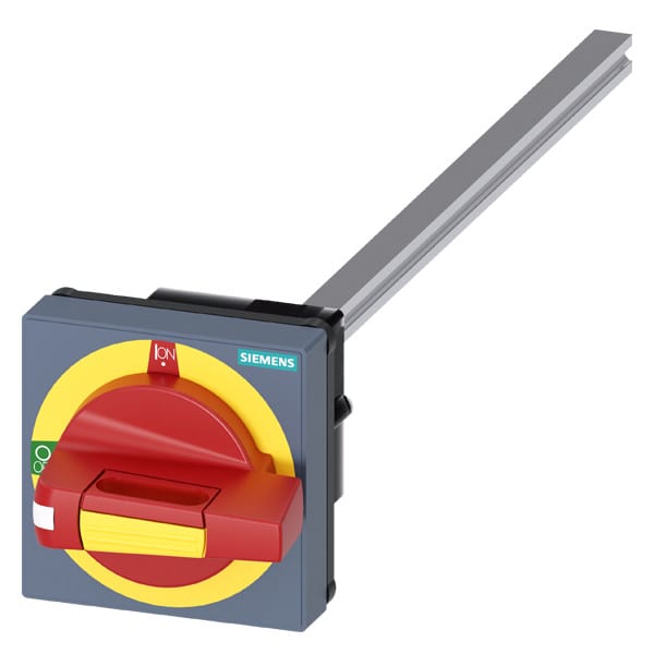 SIEMENS - SIE8UD11711AD25 Comando rotativo bloccoporta OFF DI EMERGENZA con compensazione della tolleranza dimensione 75x75, albero 6x6