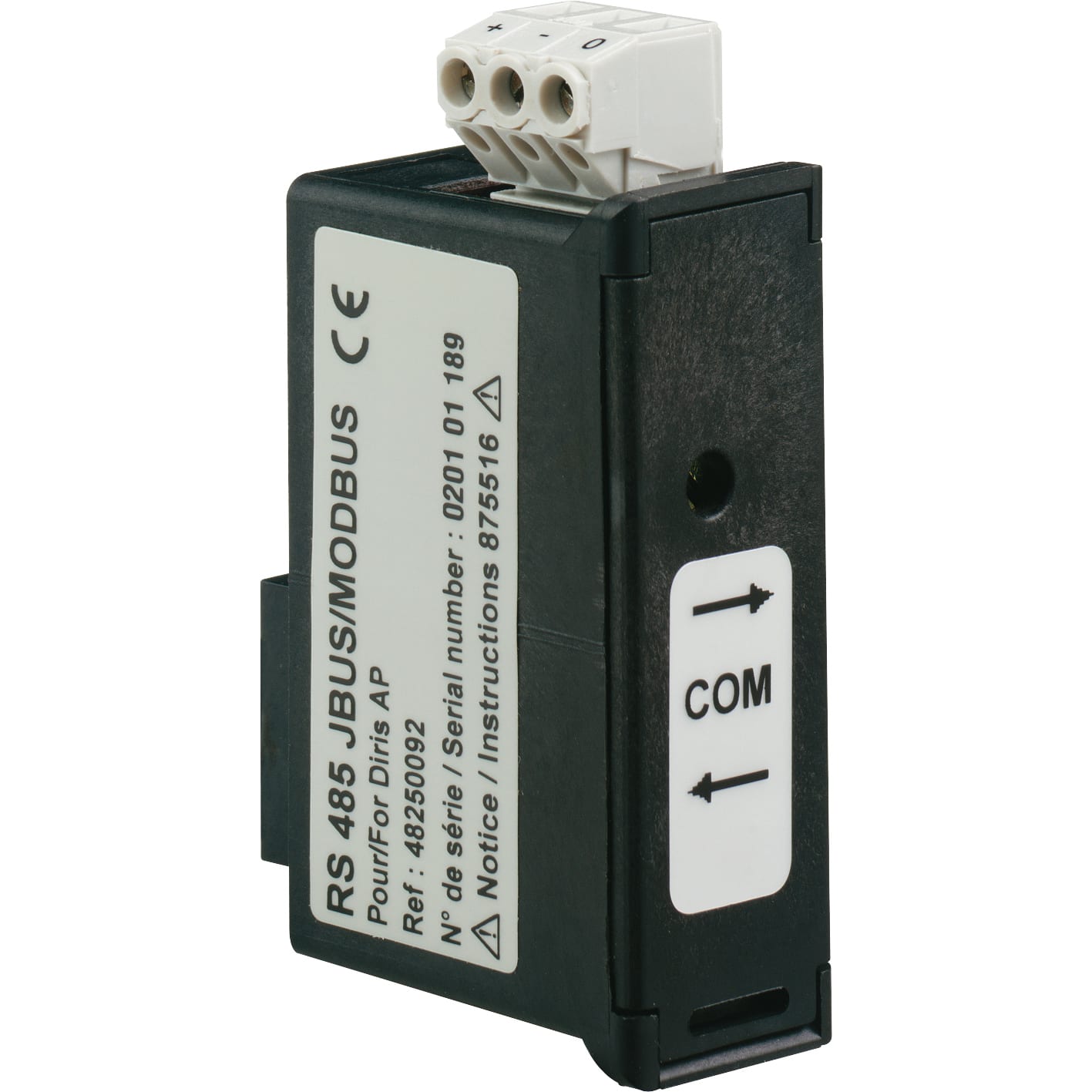 SOCOMEC - SOC48250082 COM. RS485 JBUS/MODBUS? DIRIS A20