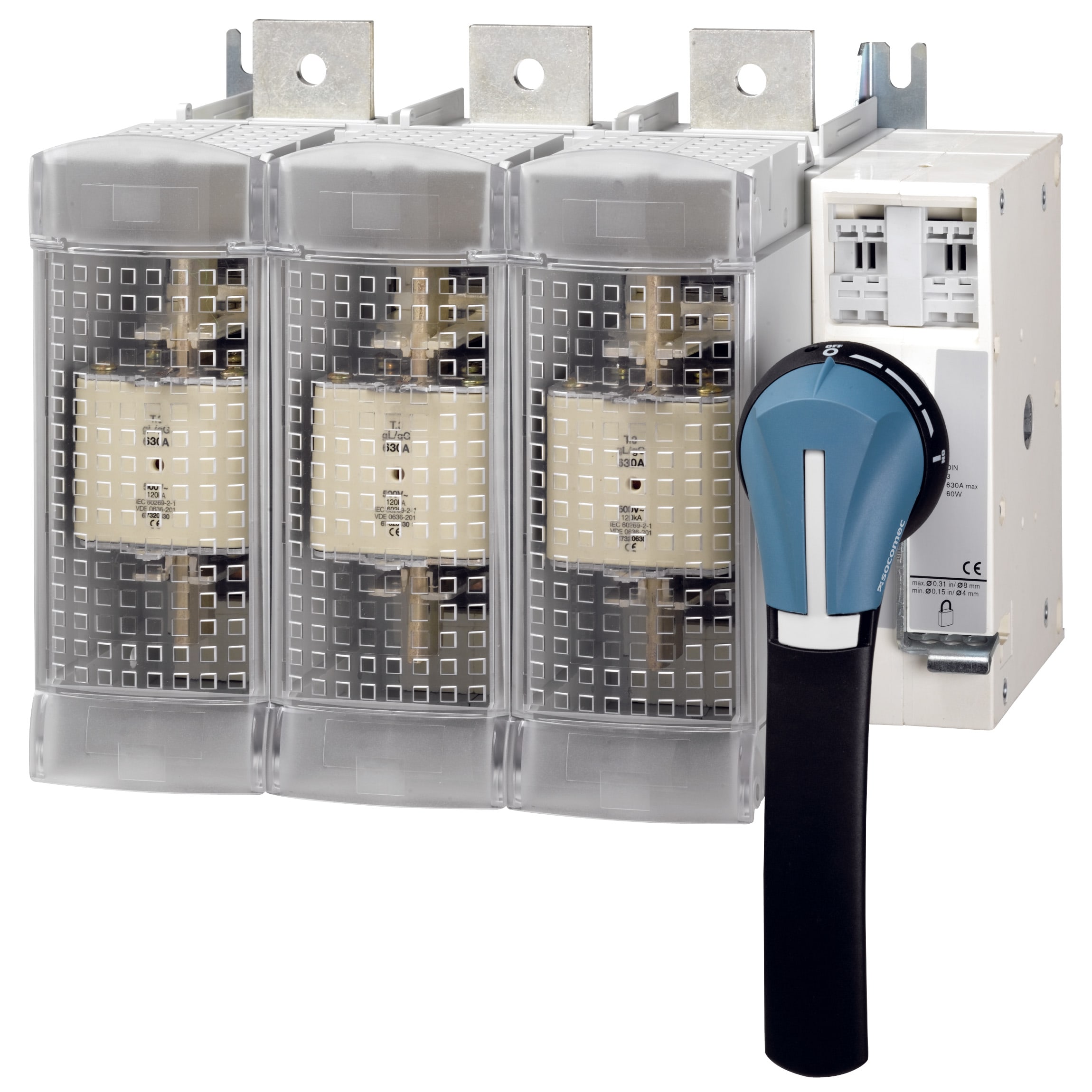 SOCOMEC - SOC38113120 FUSERBLOC 3X1250A NH4 F/L - APPAR. NUDO