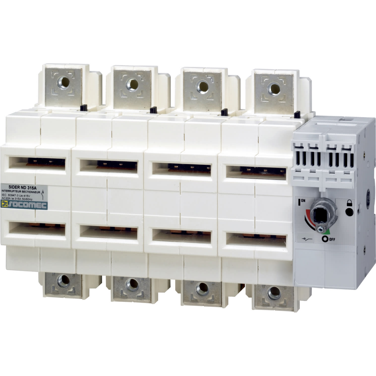 SOCOMEC - SOC29154021 SIDER - ND 200A - 4P - CDO FRONT. - APPA