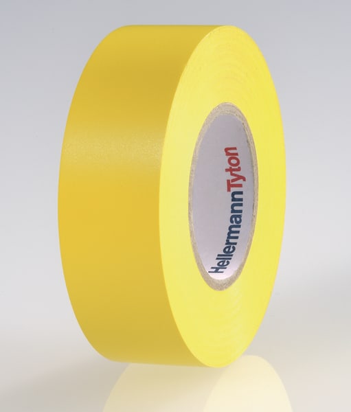 HELLERMANNTYTON Srl - HEE710-00135 Nastro PVC 25x25 YE HTAPE-FLEX15-25x25