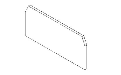 ROCKWELL AUTOMATION - RCK1492-EBL3T IEC END BARRIER, 2 X 30.6 X 64.5MM