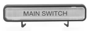 ROCKWELL AUTOMATION - RCK194L-G3667A ADD. LEGEND PLATE FOR SIZE 4 OR 6 BEZELS