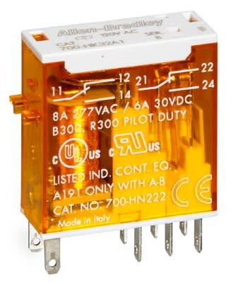 ROCKWELL AUTOMATION - RCK700-HK32A1-4 120V 50/60HZ GP SLIM LINE RELAY