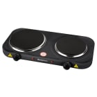MELCHIONI SPA - MEM118360121 FORNELLO ELETTRICO 2 PIASTRE COOK2 NERO