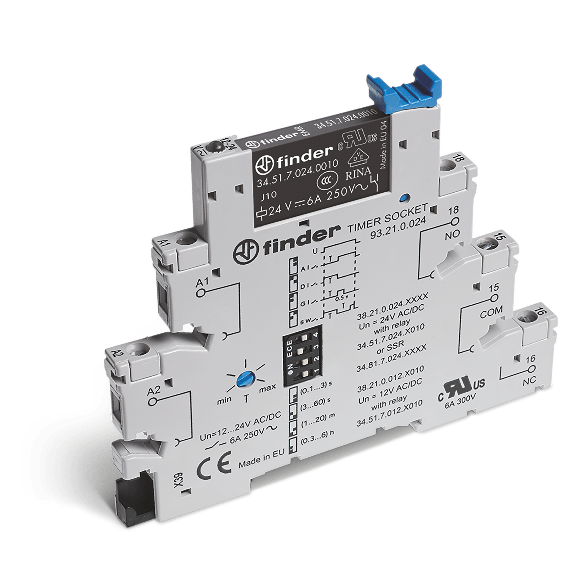 FINDER SPA - FIN382100240060SPB INTERFACCIA TEMPORIZZATA MULTIFUNZ. 6,2M