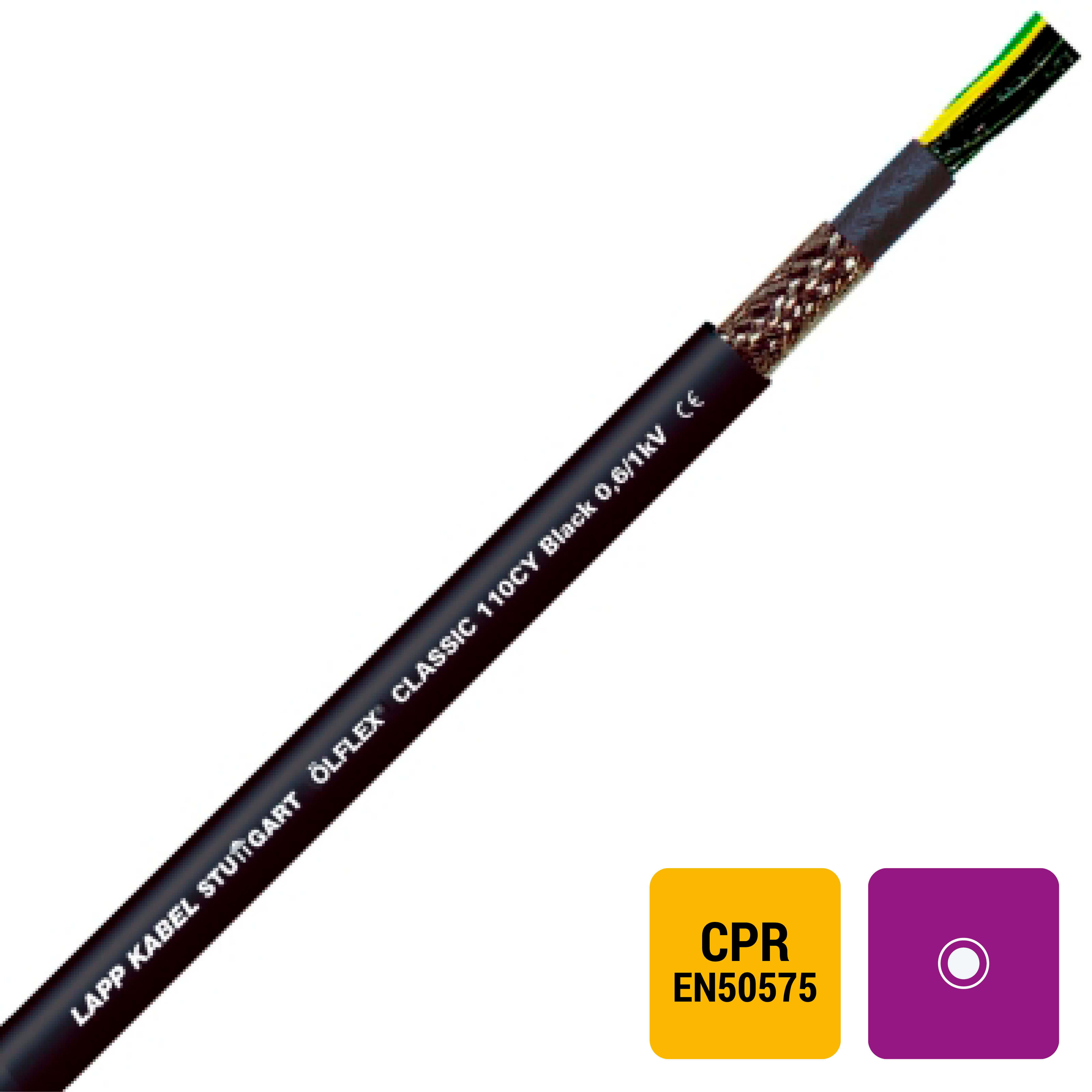 LAPP ITALIA SRL - LPP1121267/1000 OLFLEX CLASSIC 110 CY BK 0,6/1KV 3G1