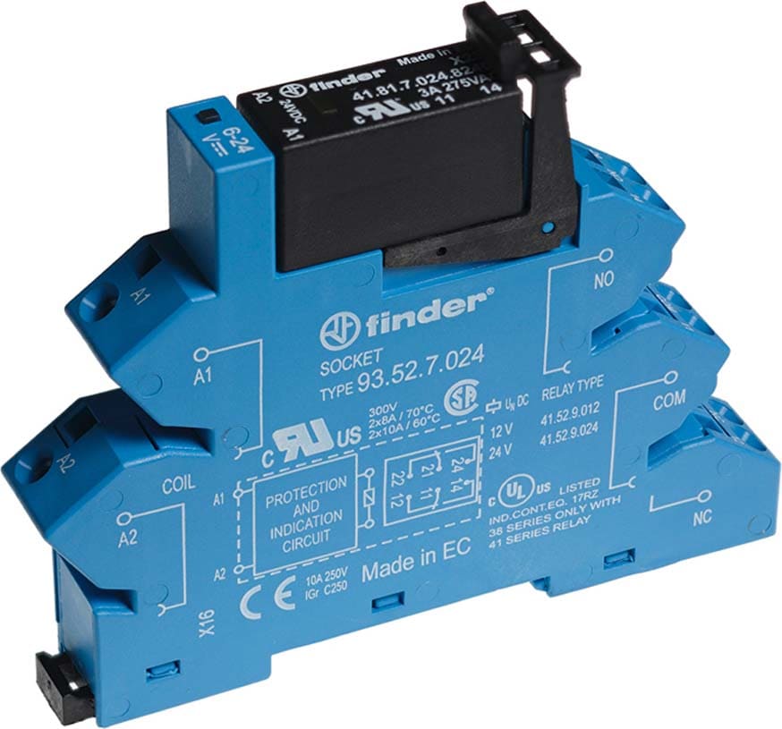FINDER SPA - FIN384170248240 INTERFACCIA MODULARE SSR 1NO MORS.MOLLA