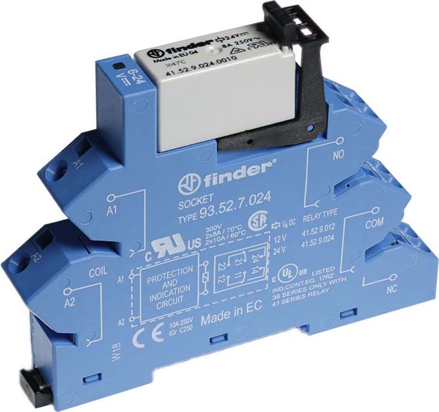 FINDER SPA - FIN386270120050 INTERFACCIA MODULARE EMR 2CO MORS.MOLLA