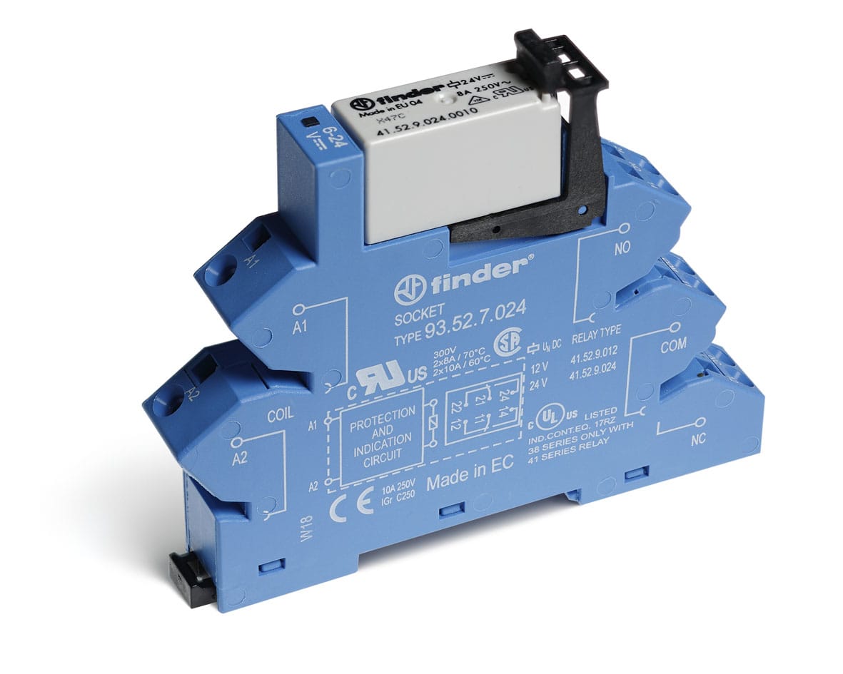 FINDER SPA - FIN386200240060 INTERFACCIA MODULARE EMR 2CO MORS.MOLLA