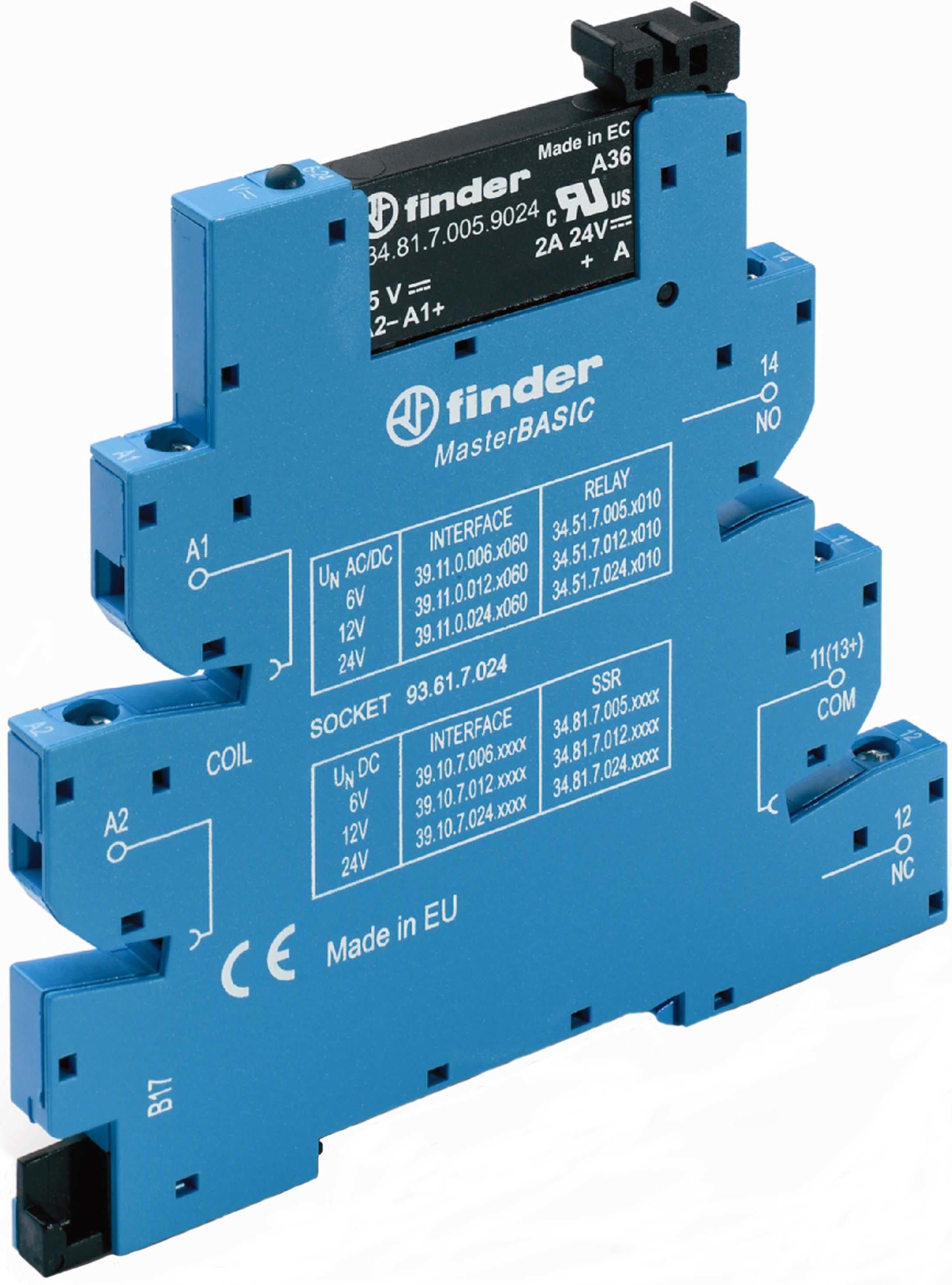 FINDER SPA - FIN391070129024 MASTERBASIC INTERFACCIA SSR 1NO MORS.BUS