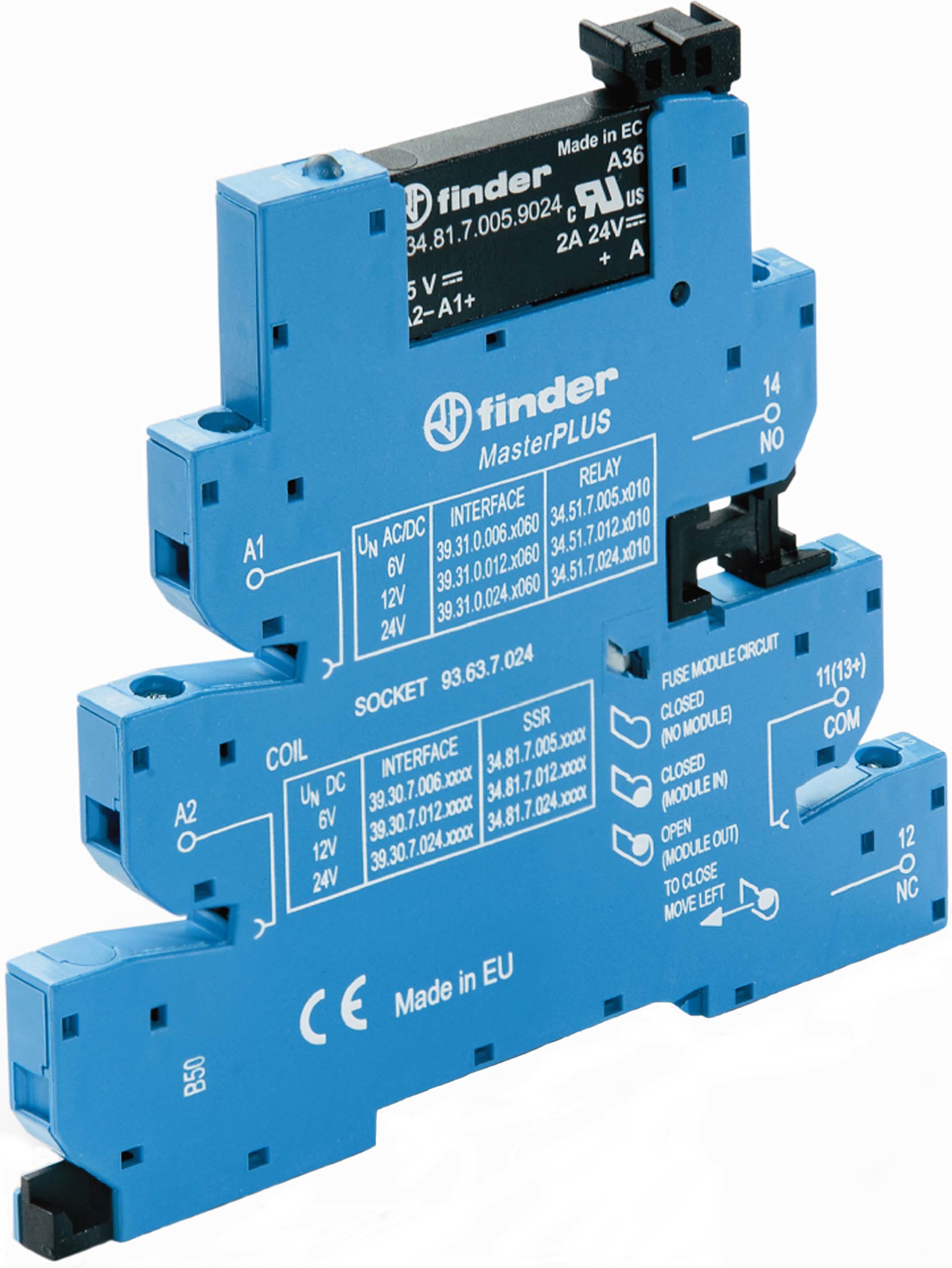 FINDER SPA - FIN393070248240 MASTERPLUS INTERFACCIA SSR 1NO MORS.BUSS