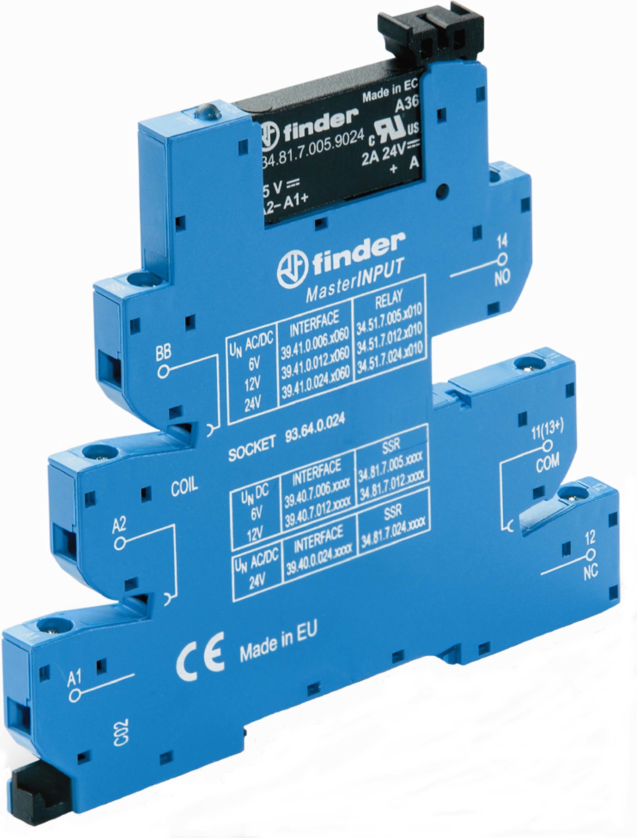 FINDER SPA - FIN394070129024 MASTERINPUT INTERFACCIA SSR 1NO MORS.BUS