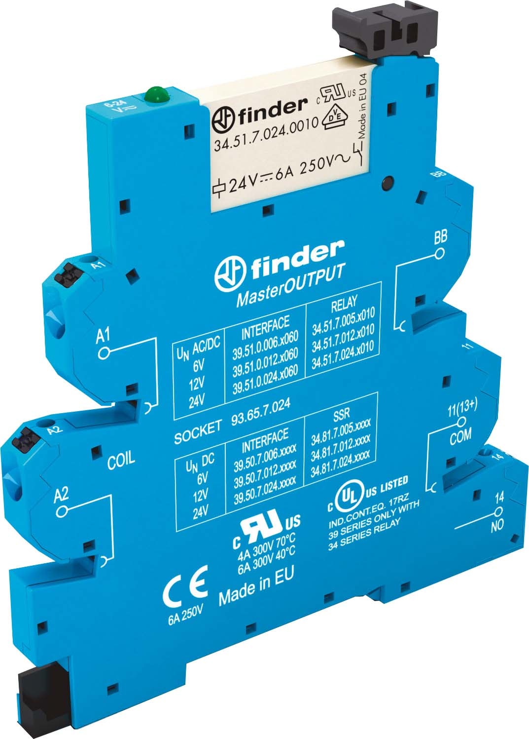 FINDER SPA - FIN395100240060 MASTEROUTPUT INTERF. EMR 1CO MORS.PUSH-I