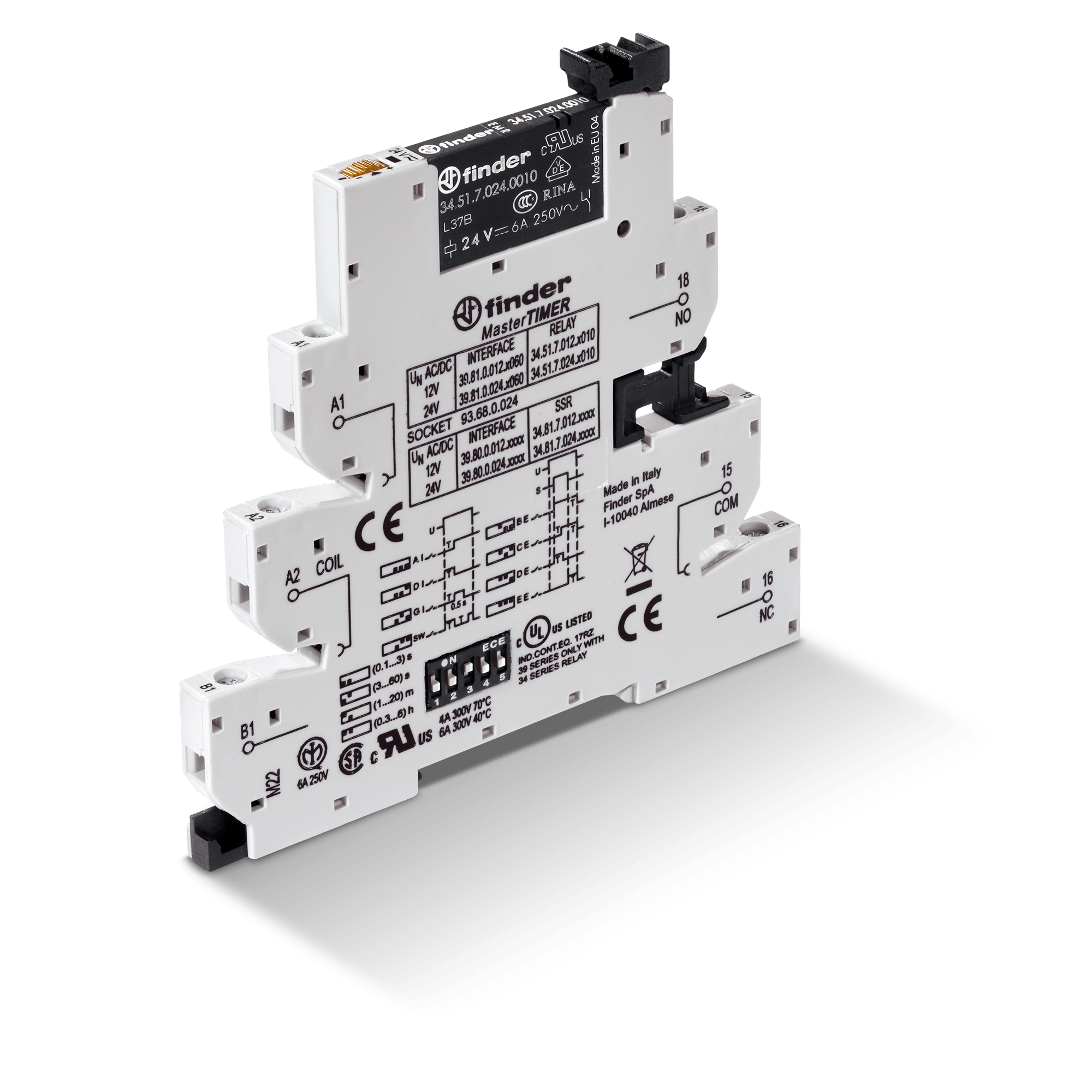 FINDER SPA - FIN398100240073 MASTERTIMER INTERFACCIA EMR 1CO MORS.VITE