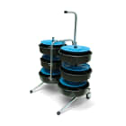 CANFOR UTENSILI SRL - CNF399/6M Svolgitore mod. Ariane a 6 portamatasse indipendenti