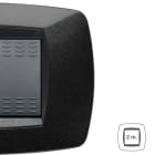 MASTER SRL - MST39MP202 MODO PLACCA 2 POSTI STRETTA NERO