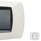 MASTER SRL - MST39TC102 MODO PLACCA 2 POSTI BIANCO