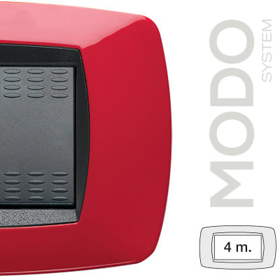 MASTER SRL - MST39TC154 MODO PLACCA 4 POSTI ROSSO