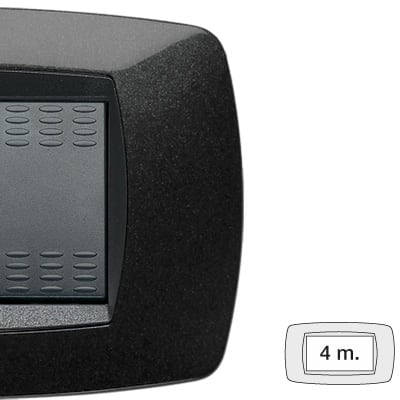 MASTER SRL - MST39TC204 MODO PLACCA 4 POSTI NERO