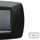 MASTER SRL - MST39TC204 MODO PLACCA 4 POSTI NERO