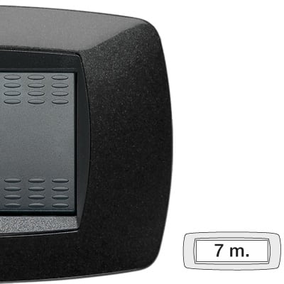 MASTER SRL - MST39TC207 MODO PLACCA 7 POSTI NERO