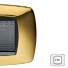 MASTER SRL - MST39TC212 MODO PLACCA 2 POSTI OTTONE