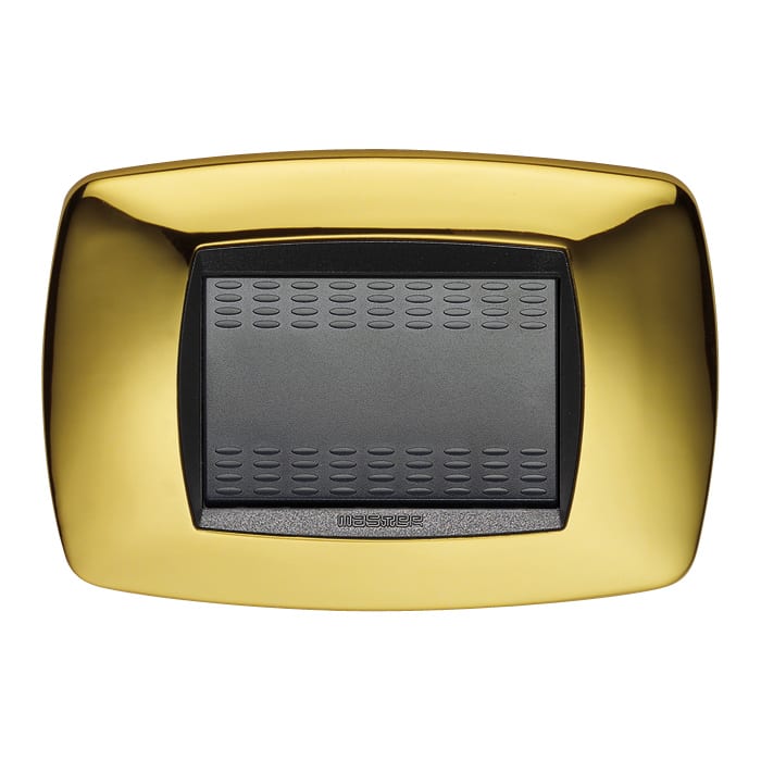 MASTER SRL - MST39TC213 MODO PLACCA 3 POSTI OTTONE