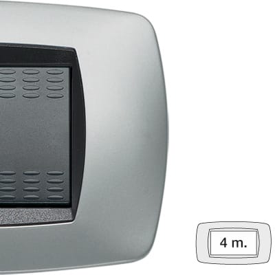 MASTER SRL - MST39TC254 MODO PLACCA 4 POSTI TITANIO